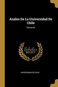 portada Anales de la Universidad de Chile; Volume 62