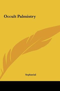 portada occult palmistry (in English)