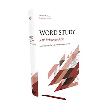 portada Kjv, Word Study Reference Bible, Hardcover, red Letter, Comfort Print: 2,000 Keywords That Unlock the Meaning of the Bible (en Inglés)