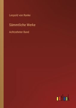 portada Sämmtliche Werke: Achtzehnter Band (in German)