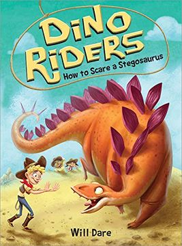 portada How to Scare a Stegosaurus (Dino Riders) (en Inglés)