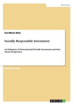 portada socially responsible investment (in English)