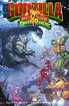 portada Godzilla vs. The Mighty Morphin Power Rangers (en Inglés)