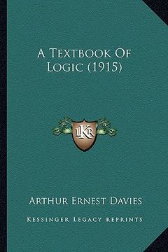 portada a textbook of logic (1915) a textbook of logic (1915) (en Inglés)