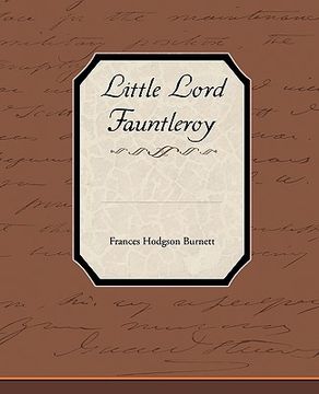 portada little lord fauntleroy (en Inglés)