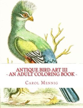 portada Antique Bird Art III - An Adult Coloring Book