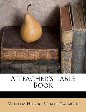 portada a teacher's table book (in English)