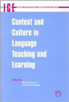 portada context and culture in language teaching and learning (en Inglés)