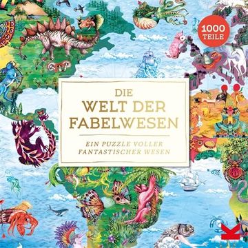 portada Die Welt der Fabelwesen. Ein Puzzle Voller Fantastischer Wesen (in German)