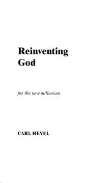 portada reinventing god: for the new millenium (en Inglés)