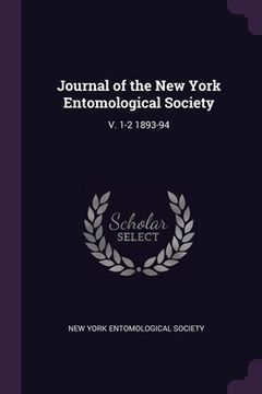 portada Journal of the New York Entomological Society: V. 1-2 1893-94