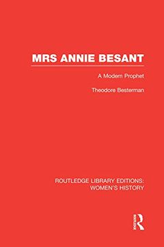 portada Mrs Annie Besant (in English)