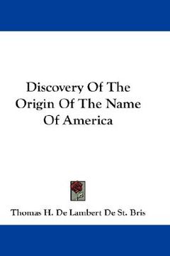 portada discovery of the origin of the name of america (en Inglés)