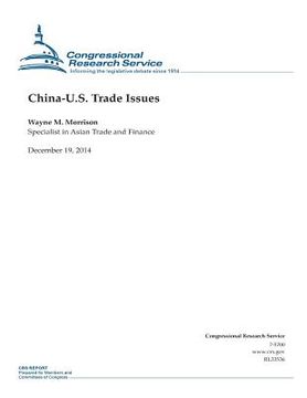 portada China-U.S. Trade Issues (in English)