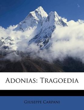 portada Adonias: Tragoedia (en Latin)