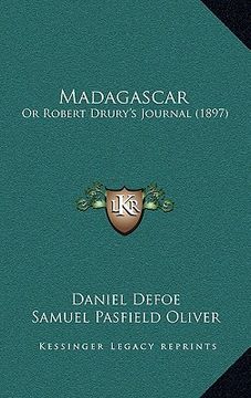 portada madagascar: or robert drury's journal (1897) (en Inglés)