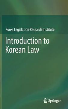portada introduction to korean law (en Inglés)