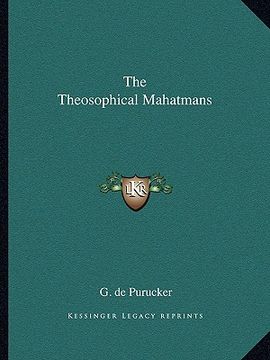 portada the theosophical mahatmans (en Inglés)
