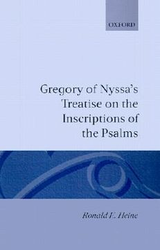 portada gregory of nyssa's treatise on the inscriptions of the psalms (en Inglés)