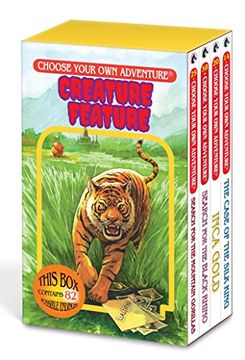 portada Choose Your own Adventure 4-Book Boxed set Creature Feature box (The Case of the Silk King, Inca Gold, Search for the Black Rhino, Search for the Mountain Gorillas) (en Inglés)