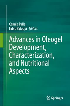 portada Advances in Oleogel Development, Characterization, and Nutritional Aspects