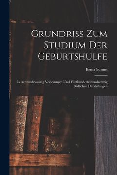 portada Grundriss Zum Studium Der Geburtshülfe: In Achtundzwanzig Vorlesungen Und Fünfhunderteinundachtzig Bildlichen Darstellungen (en Alemán)