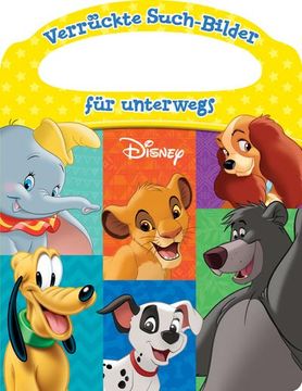 portada Disney - Verrückte Such-Bilder für Unterwegs - Wimmelbuch - Pappbilderbuch mit Stift und Abwischbaren Seiten ab 3 Jahren (en Alemán)
