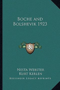 portada boche and bolshevik 1923 (en Inglés)