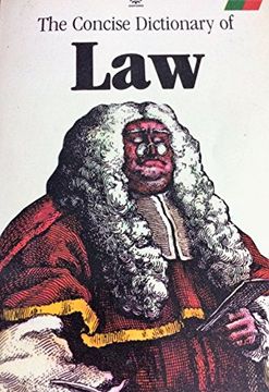 portada A Concise Dictionary of law (en Inglés)