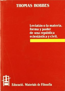 portada Leviatán o la Materia: Forma y Poder de una República Eclesiástica y Civil