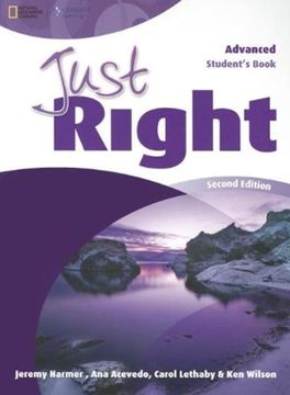 portada Just Right British English Advanced Student Book (en Inglés)