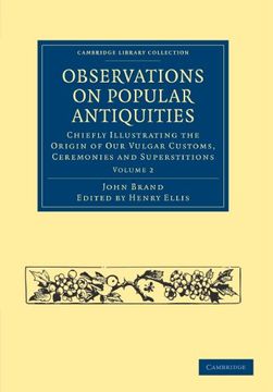 portada Observations on Popular Antiquities 2 Volume Set: Observations on Popular Antiquities: Volume 2 Paperback (Cambridge Library Collection - Anthropology) (en Inglés)