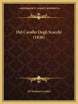 portada Del Cavallo Degli Scacchi (1836) (en Francés)