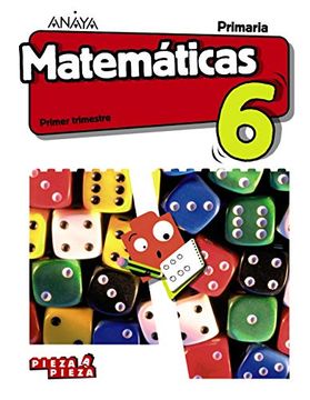 portada Matemáticas 6.