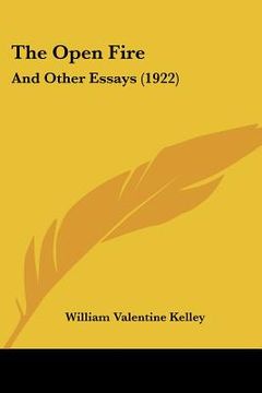 portada the open fire: and other essays (1922)