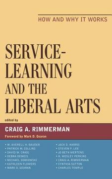 portada service-learning and the liberal arts (en Inglés)