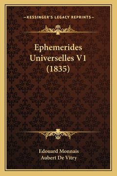 portada Ephemerides Universelles V1 (1835) (en Francés)