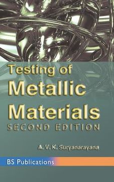 portada Testing of Metallic Materials (en Inglés)