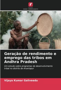 portada Geração de Rendimento e Emprego das Tribos em Andhra Pradesh