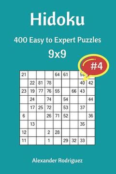 portada Hidoku Puzzles - 400 Easy to Expert 9x9 vol. 4 (en Inglés)