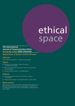 portada Ethical Space Vol. 19 Issue 2 (en Inglés)
