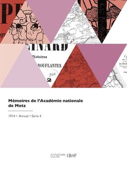 portada Mémoires de l'Académie nationale de Metz (in French)