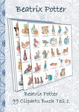 portada Beatrix Potter 99 Cliparts Buch Teil 1 ( Peter Hase ) (en Alemán)