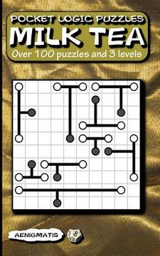 portada Pocket Logic Puzzles Milk Tea: Over 100 puzzles and 3 levels (en Inglés)