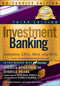 portada Investment Banking: Valuation, Lbos, M&a, and Ipos, University Edition (en Inglés)