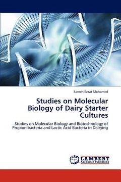 portada studies on molecular biology of dairy starter cultures (en Inglés)