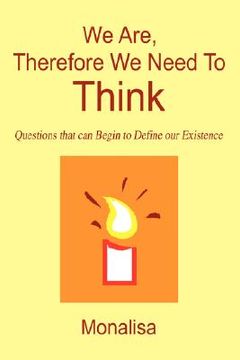 portada we are, therefore we need to think