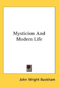 portada mysticism and modern life (in English)