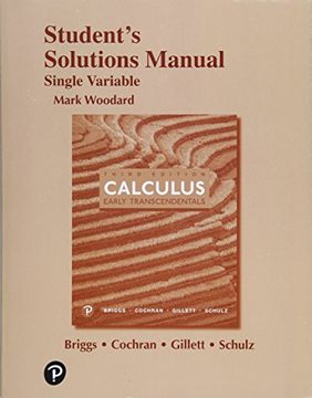portada Student's Solutions Manual for Single Variable Calculus: Early Transcendentals 