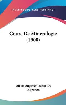 portada Cours De Mineralogie (1908) (in French)